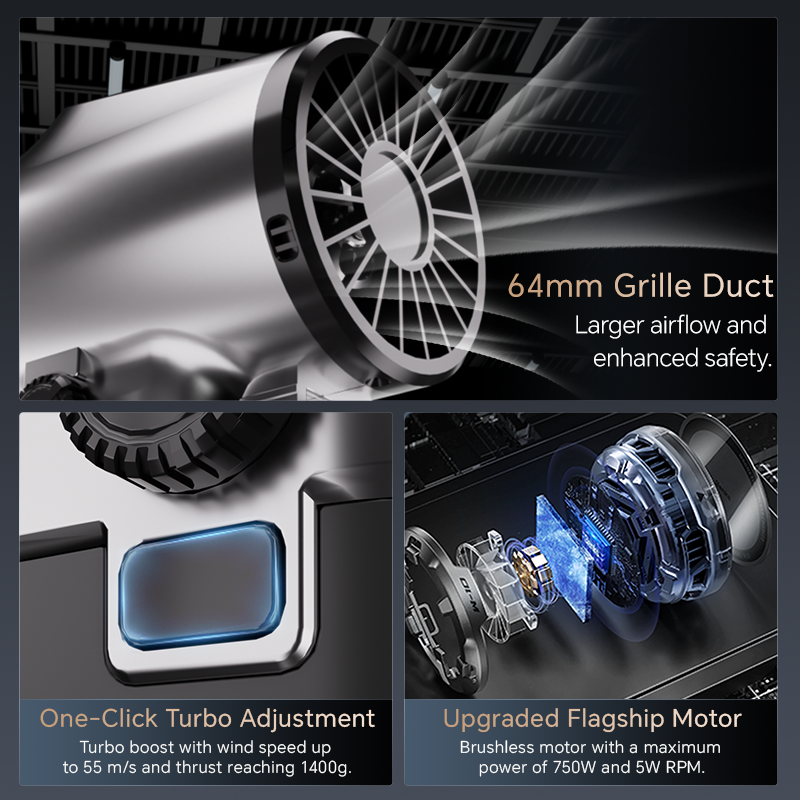 Turbo Jet Fan Max 1.4kg Thrust - Dryer Car Blower のレビューと価格