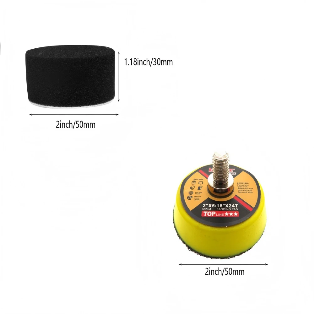5/16 Pcs 2 Inch Polishing Spon - Polish Pad Set Buffer のレビューと価格