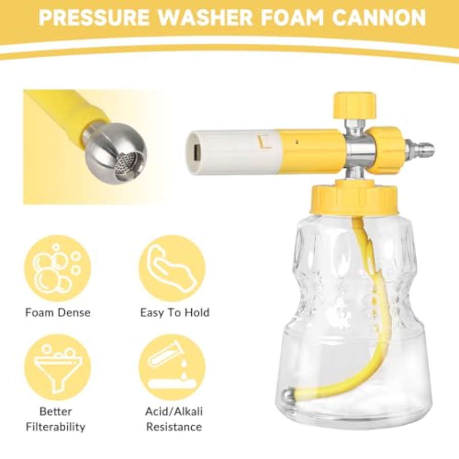 Foam Cannon for Pressure Washe - Foam Cannon Car Wash のレビューと価格