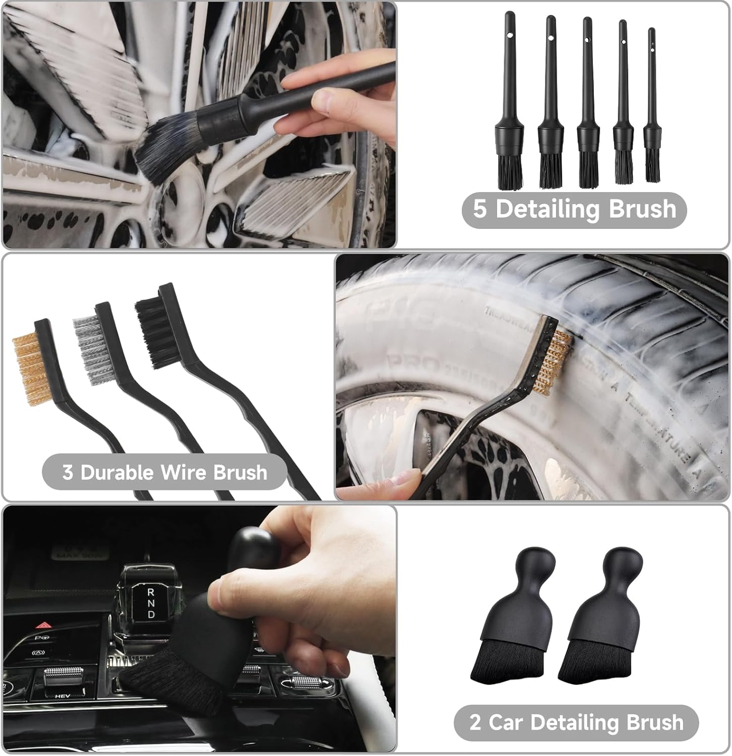 Car Detailing Kit, 36Pcs Profe - Interior Detailing Kit のレビューと価格