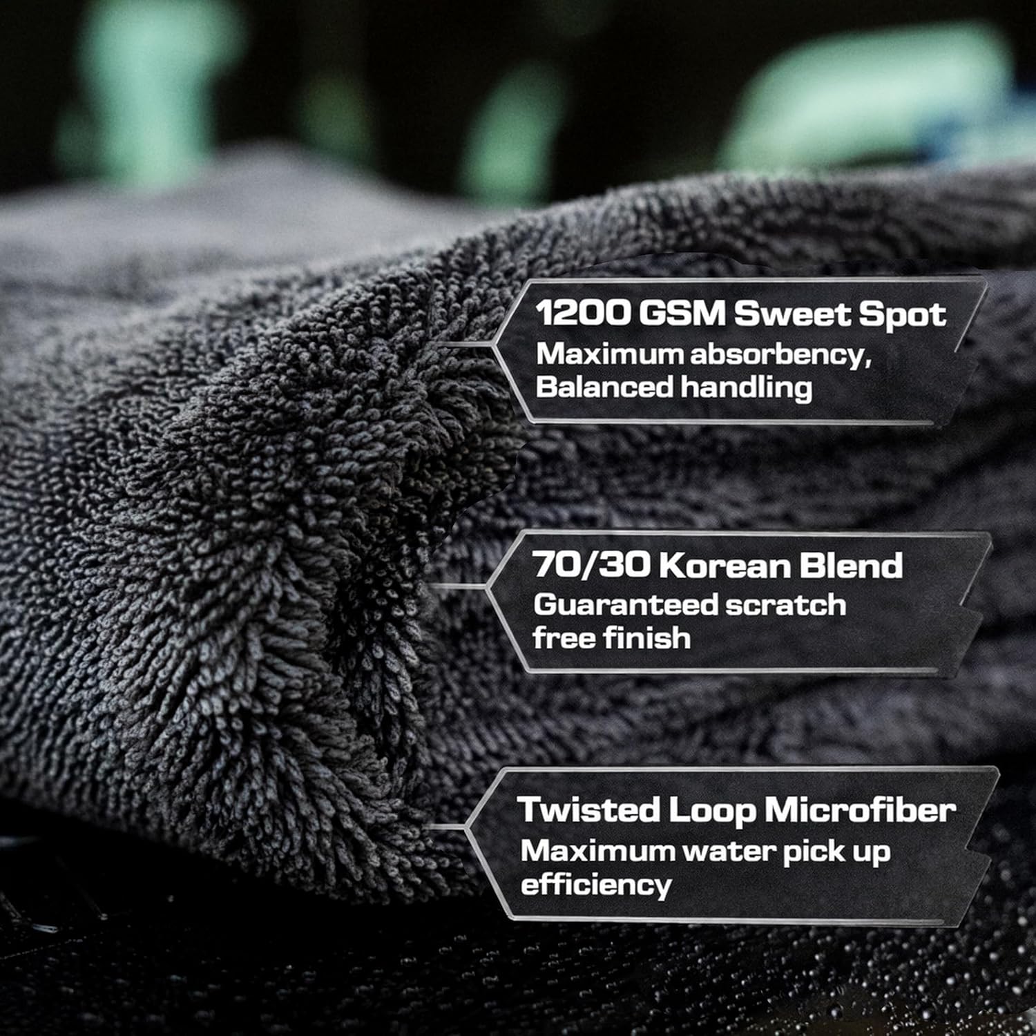 24x36 Car Drying Towel 1200 GS - Microfiber Towel Detailing のレビューと価格