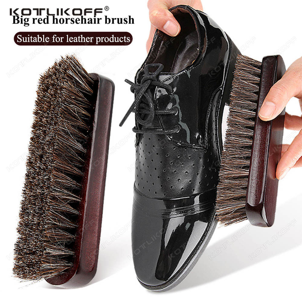 Premium Horsehair Shoe Brush F - Dirt Brush Interior のレビューと価格