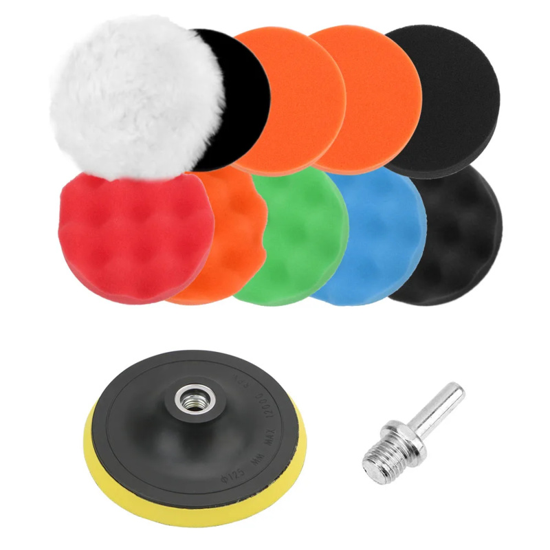 12Pcs/set Car Polishing Pad Pa - Polish Pad Set Buffer のレビューと価格