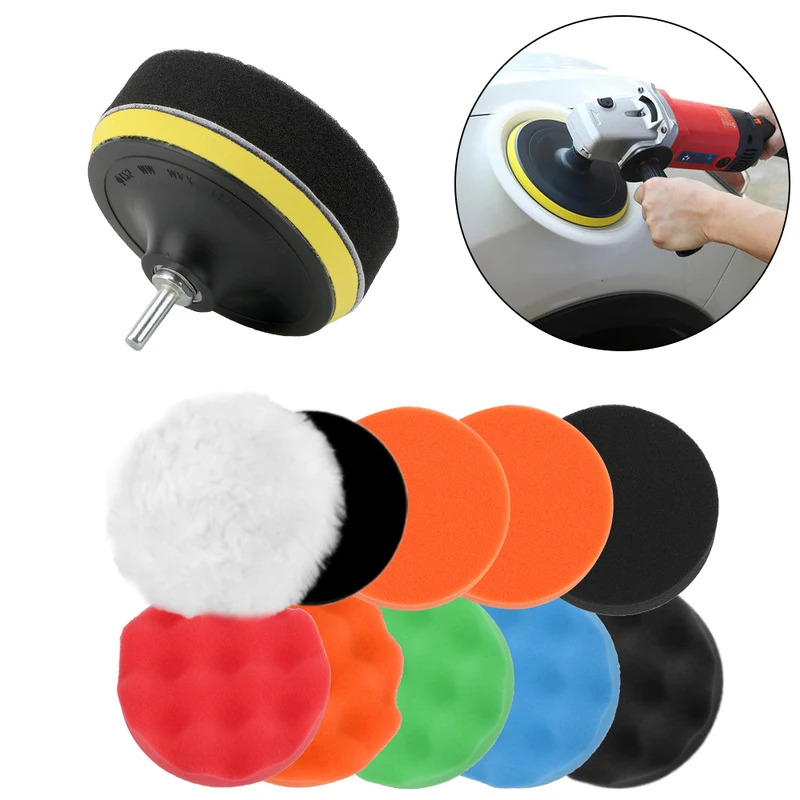 12Pcs/set Car Polishing Pad Pa - Polish Pad Set Buffer のレビューと価格
