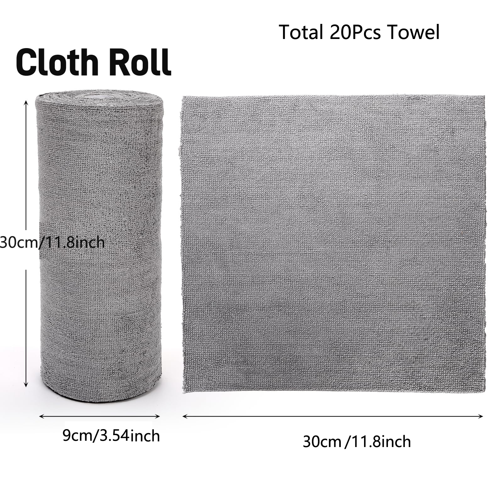 20 Pcs Microfiber Cleaning Clo - Microfiber Towel Detailing のレビューと価格