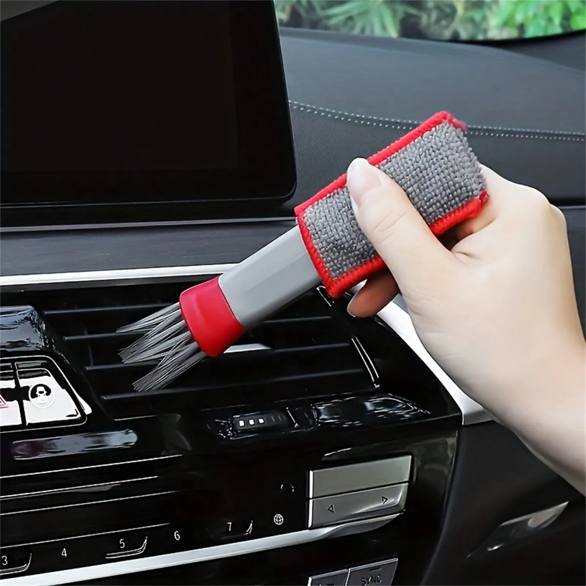 1pc Double-Headed Brush, Car A - Car Cleaning Brush のレビューと価格
