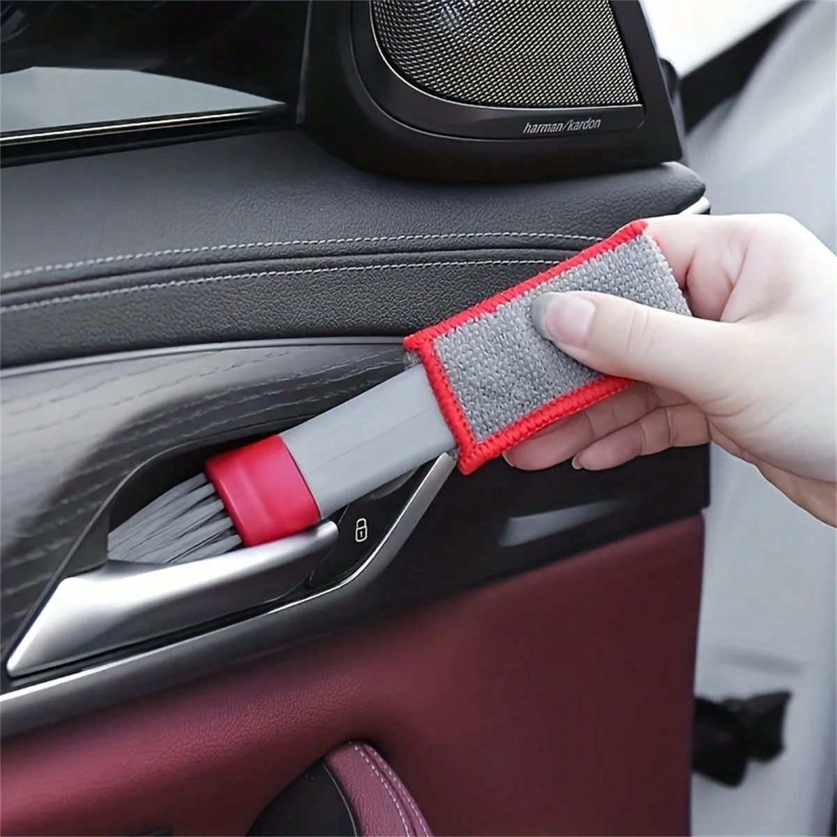 1pc Double-Headed Brush, Car A - Car Cleaning Brush のレビューと価格