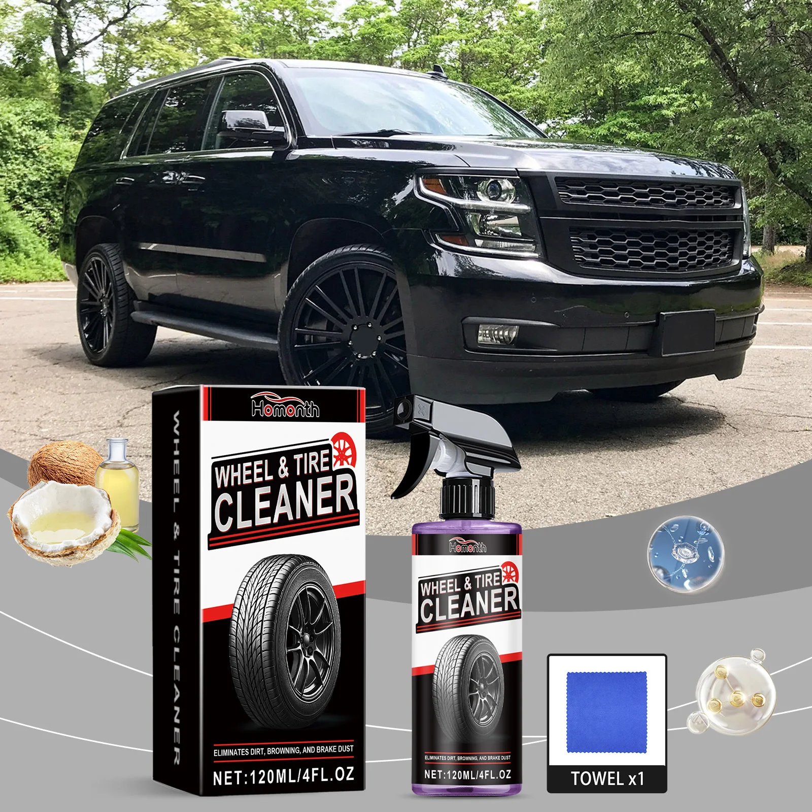 Professional Wheel Tire Cleane - Wheel Cleaner Alloy のレビューと価格