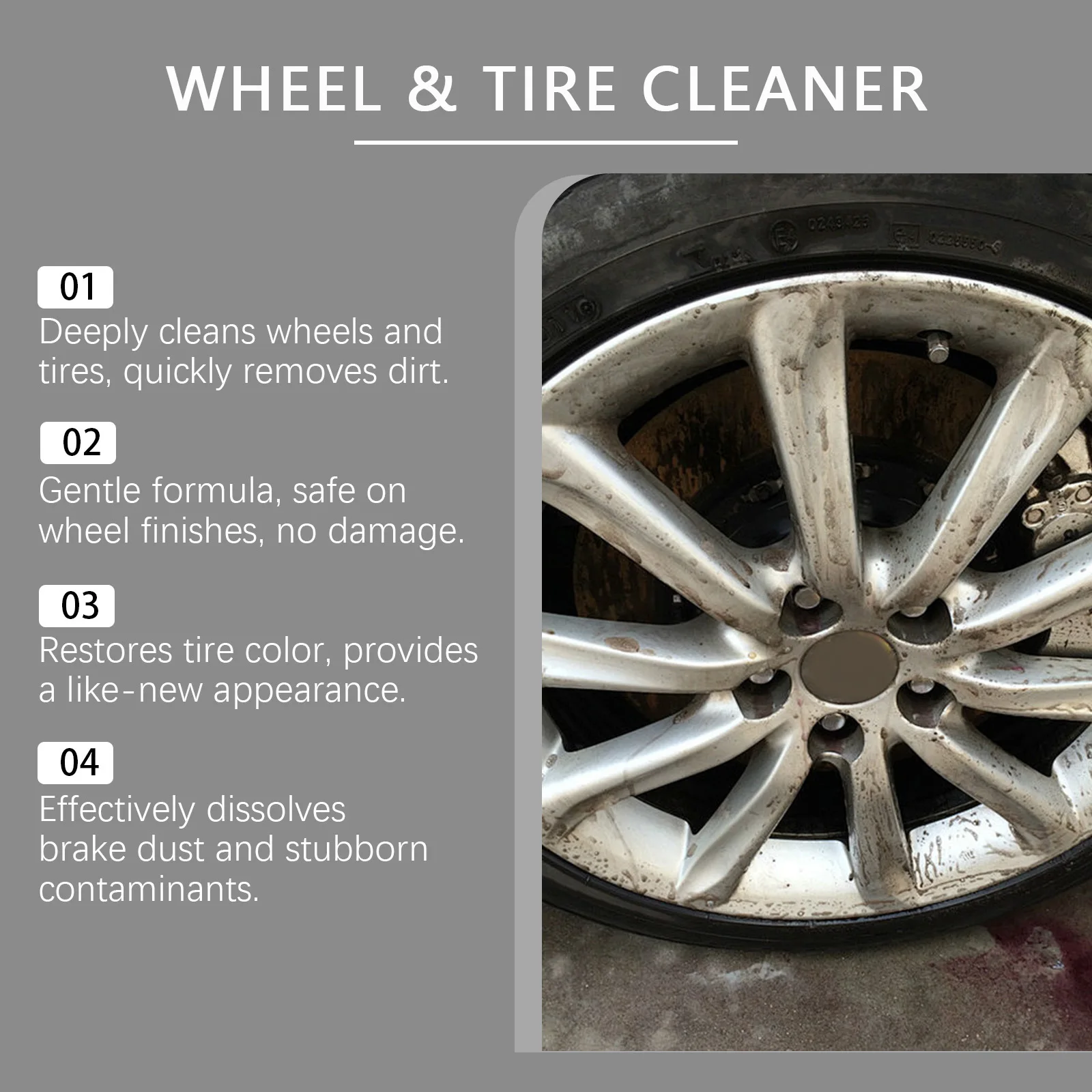 Professional Wheel Tire Cleane - Wheel Cleaner Alloy のレビューと価格