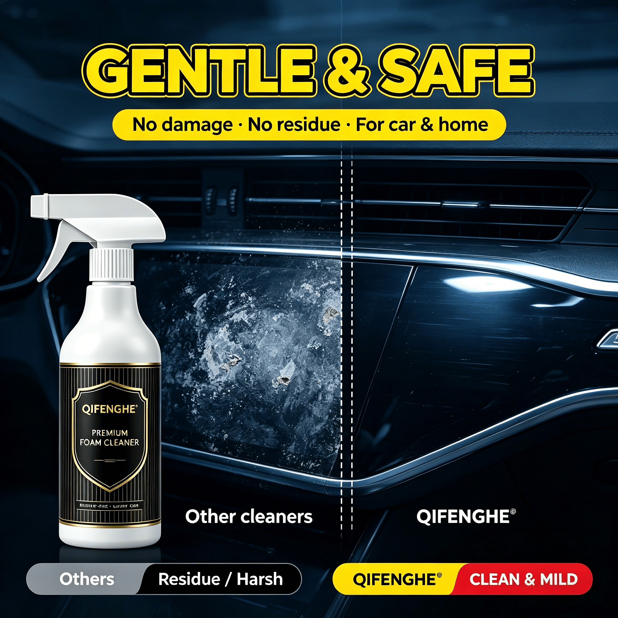 2-in-1 Foam Cleaner – Waterles - Seat Cleaner Fabric のレビューと価格