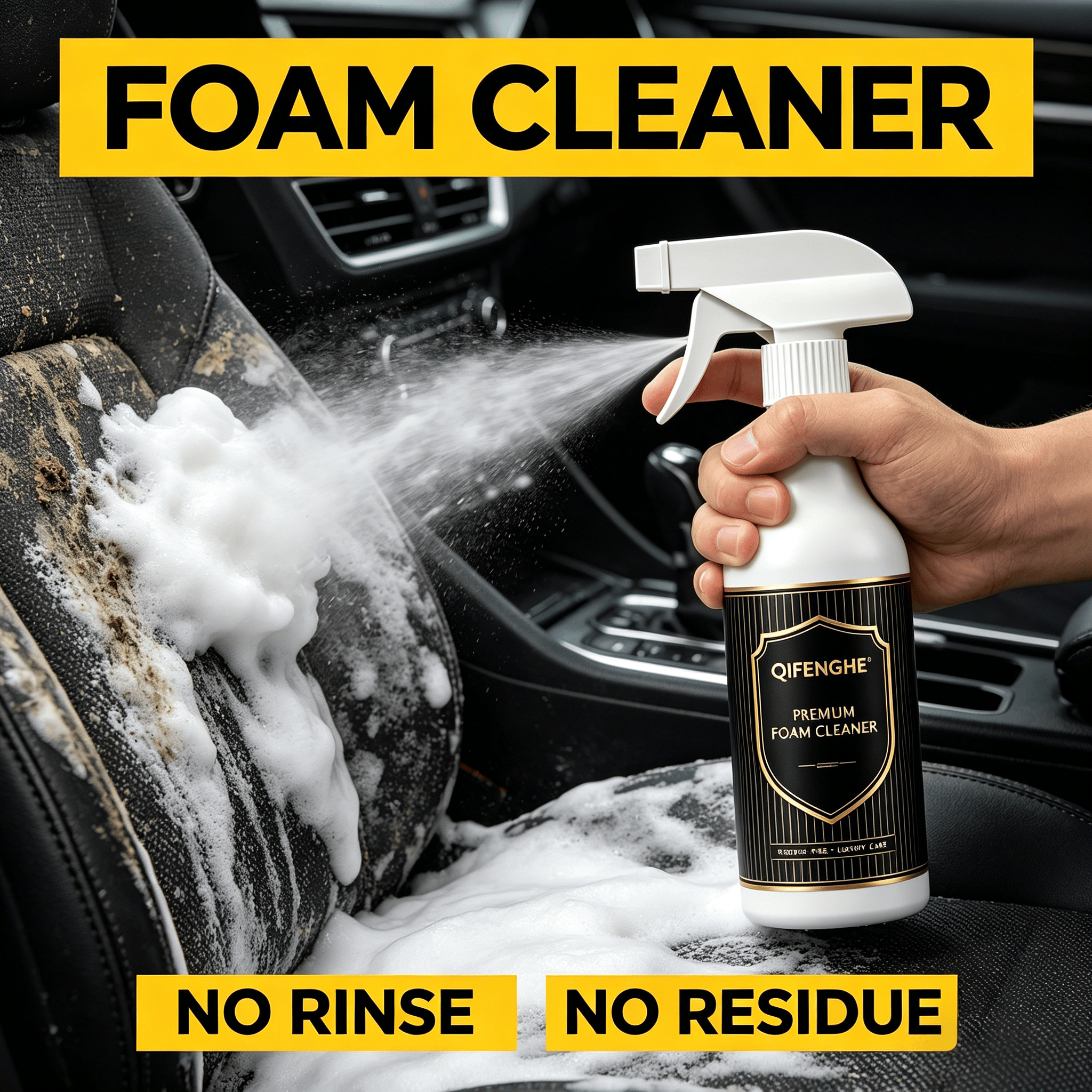 2-in-1 Foam Cleaner – Waterles - Seat Cleaner Fabric のレビューと価格