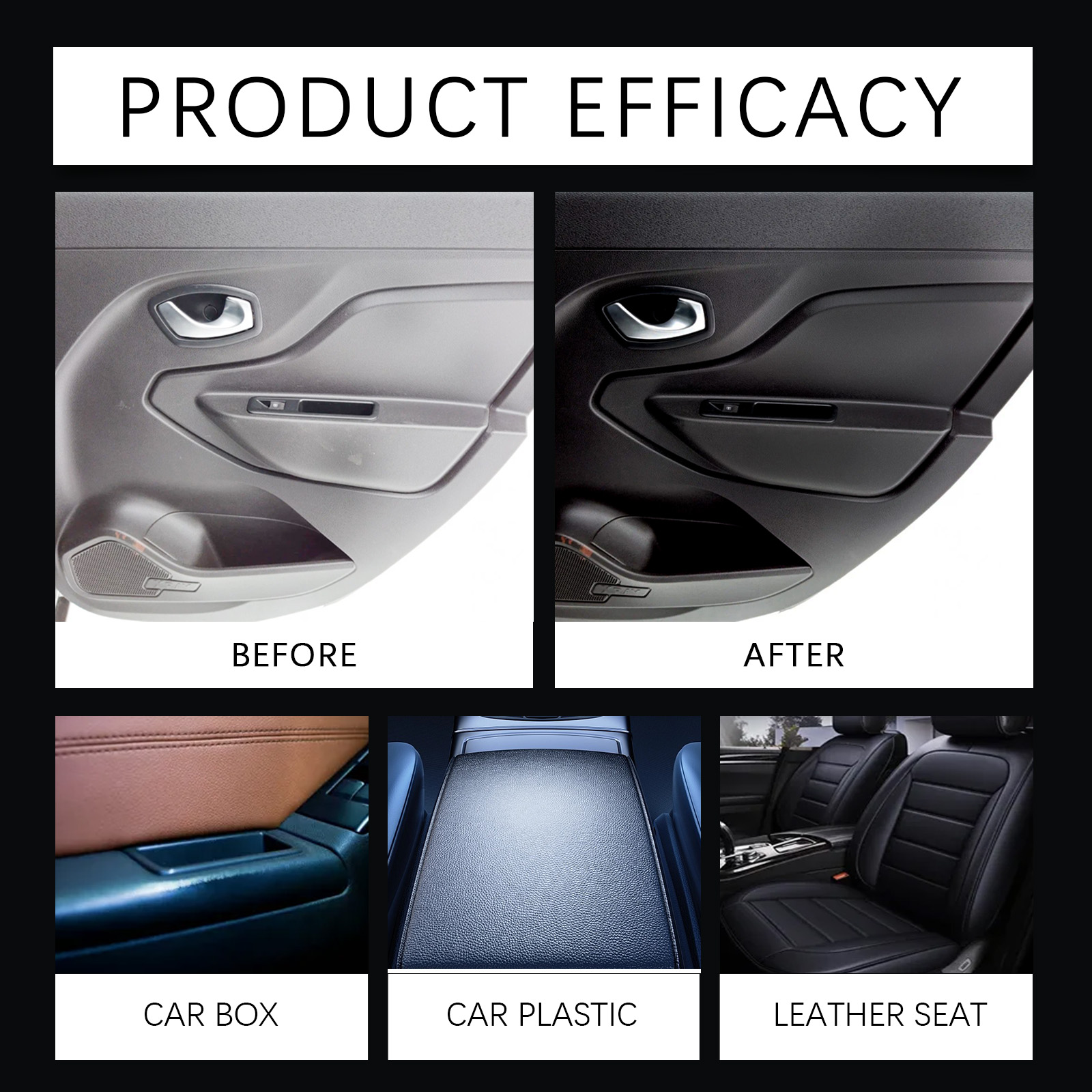 100ml Auto Interior Polish Car - Leather Cleaner Interior のレビューと価格