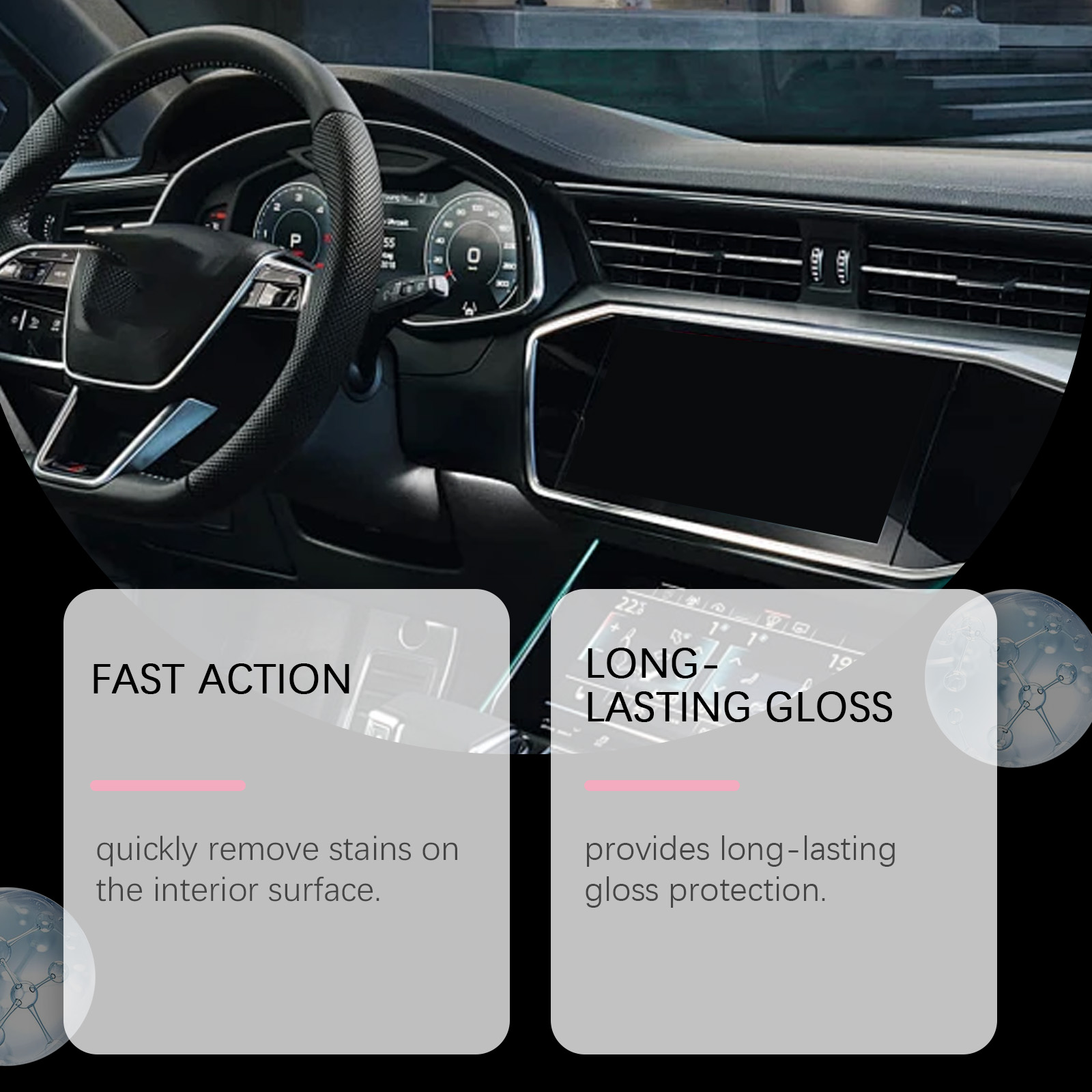 100ml Auto Interior Polish Car - Leather Cleaner Interior のレビューと価格