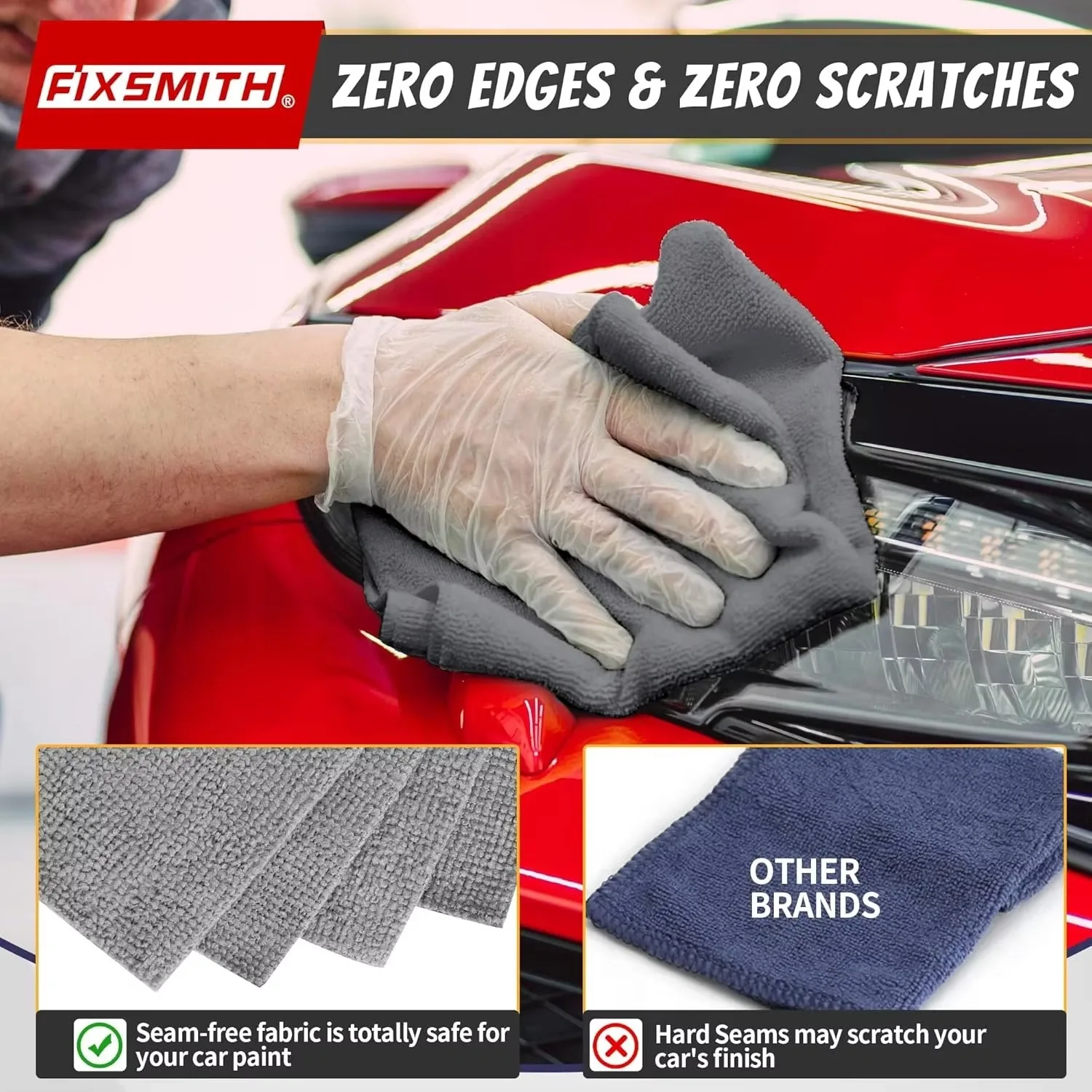 Reusable Thicken Microfiber Cl - Microfiber Towel Detailing のレビューと価格