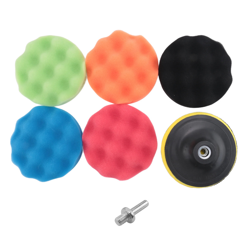 ABJA-8Pcs/Set Car Sponge Polis - Polish Pad Set Buffer のレビューと価格