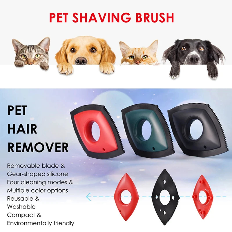 4 Modes Pet Hair Remover Comb  - Seat Cleaner Fabric のレビューと価格