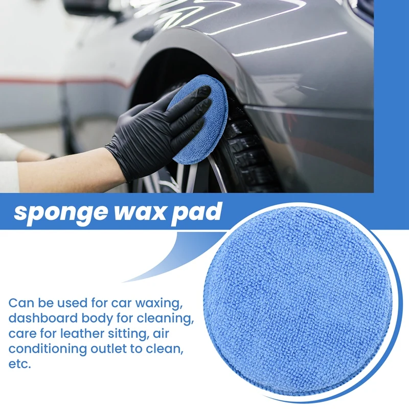 5Inch Microfiber Wax Applicato - Wax Applicator Pad のレビューと価格