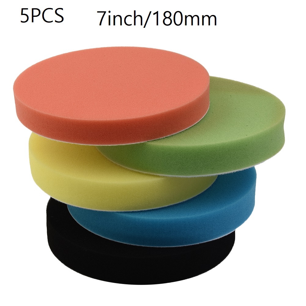5 Pcs Sponge Polishing Pad 7In - Polish Pad Set Buffer のレビューと価格