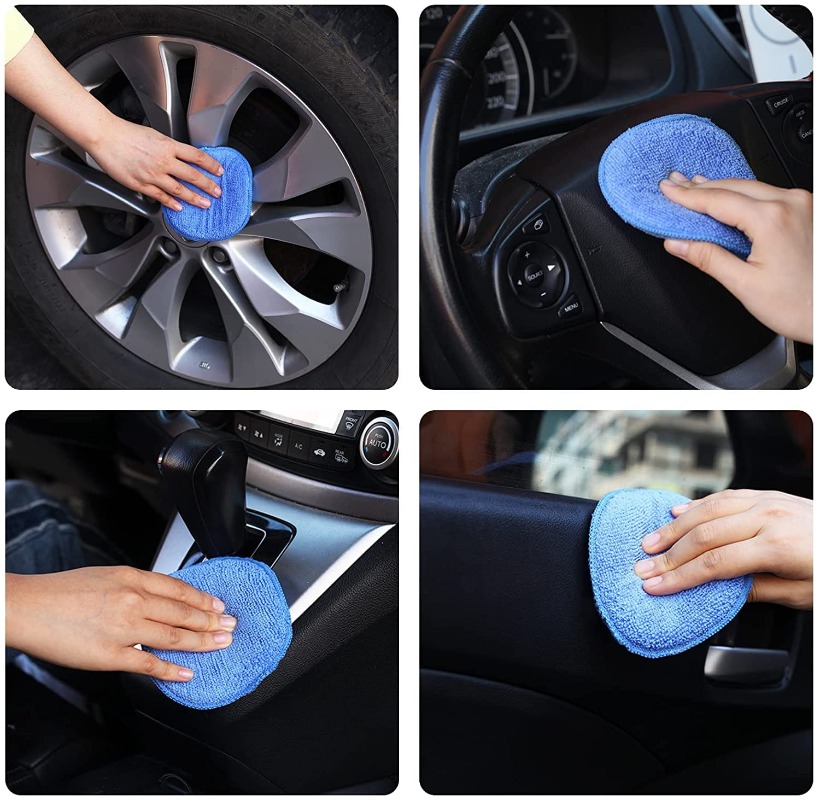 10Pcs Car Detailing Applicator - Wax Applicator Pad のレビューと価格