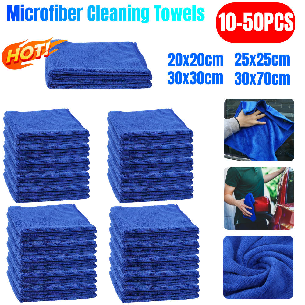 10-50PCS Microfiber Cleaning T - Microfiber Towel Detailing のレビューと価格