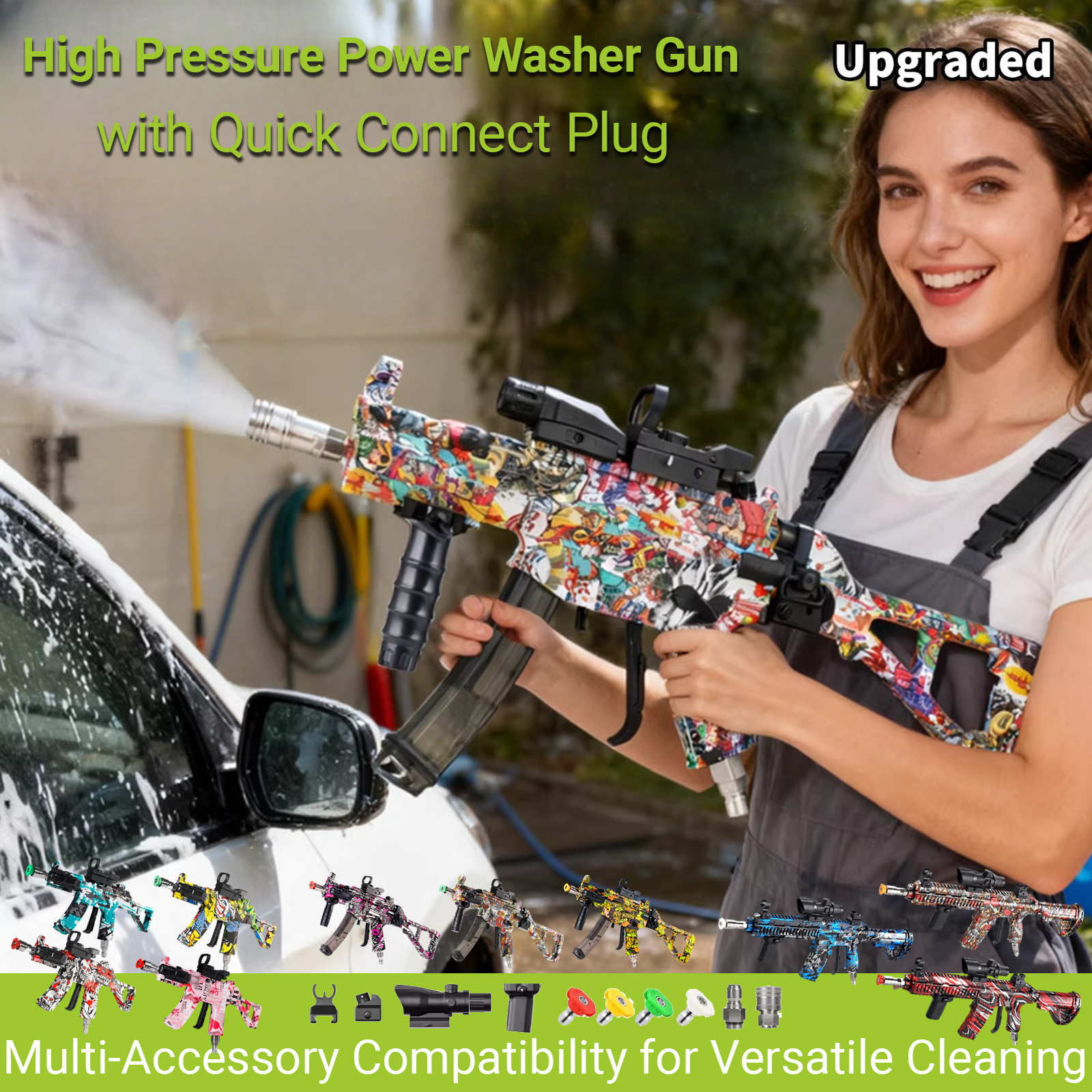 High Pressure Power Washer Gun - Pressure Washer Foam Gun のレビューと価格