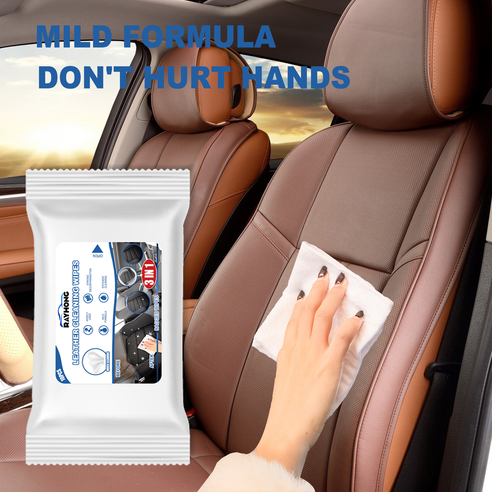 Rayhong Car Leather Cleaning W - Dirt Brush Interior のレビューと価格