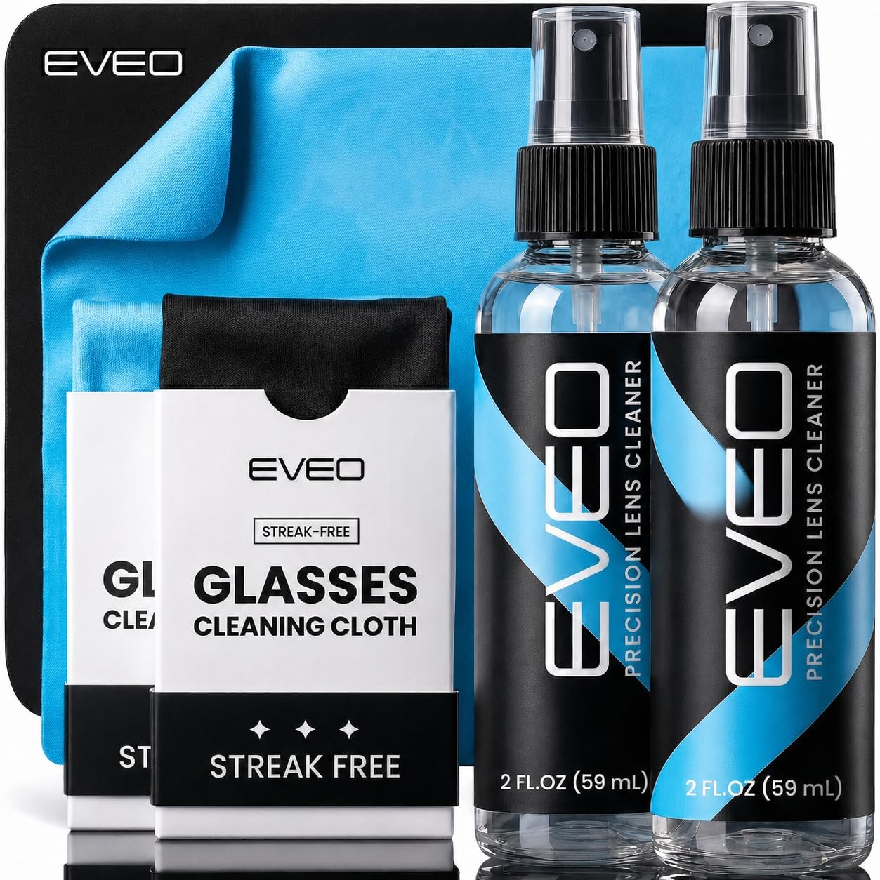 EVEO Glasses Cleaner Spray - E - Glass Cleaner Streak のレビューと価格