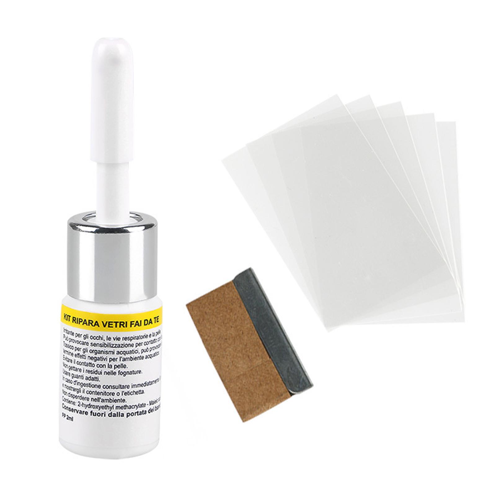 Car Cracked Glass Repair Kit W - Glass Cleaner Streak のレビューと価格