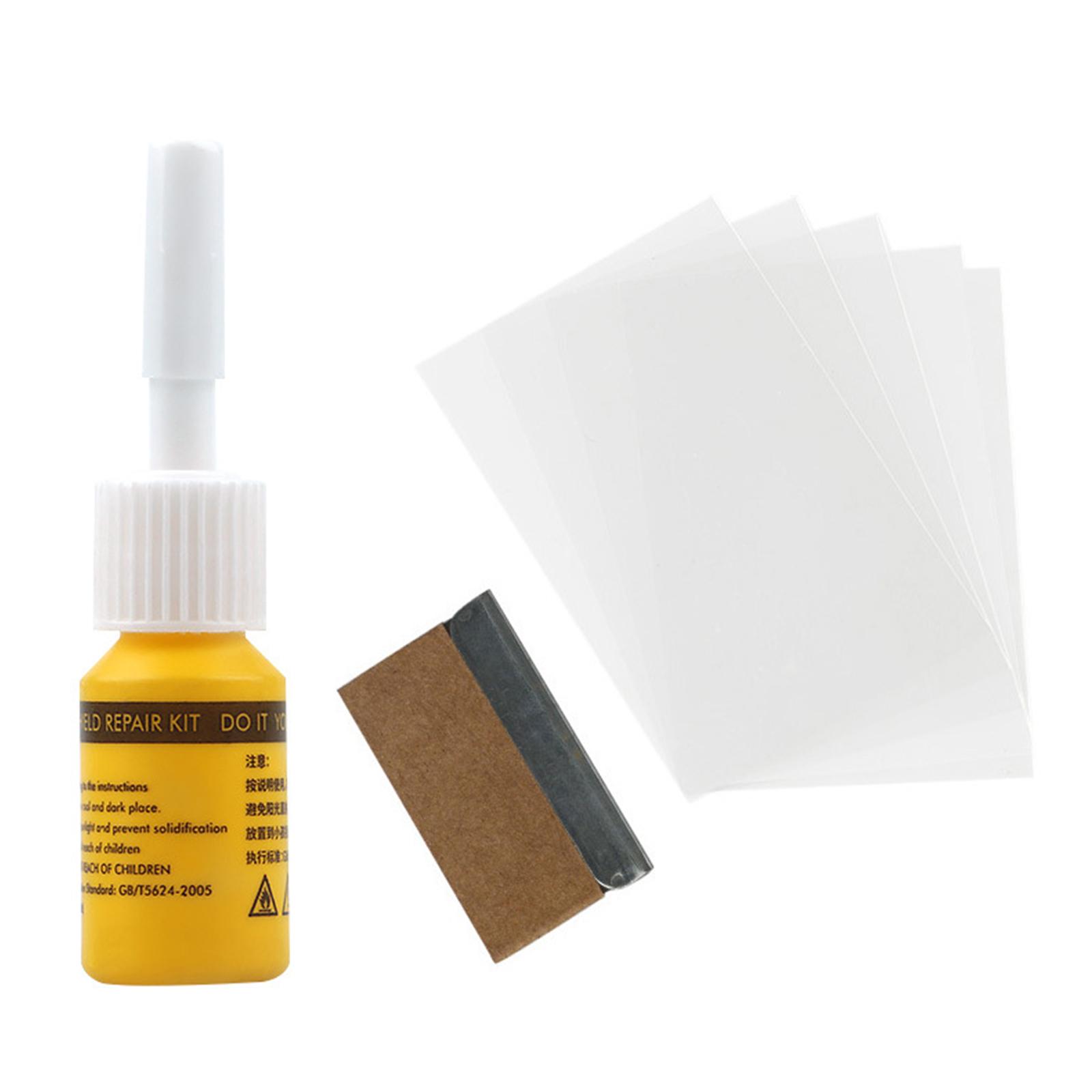 Car Cracked Glass Repair Kit W - Glass Cleaner Streak のレビューと価格