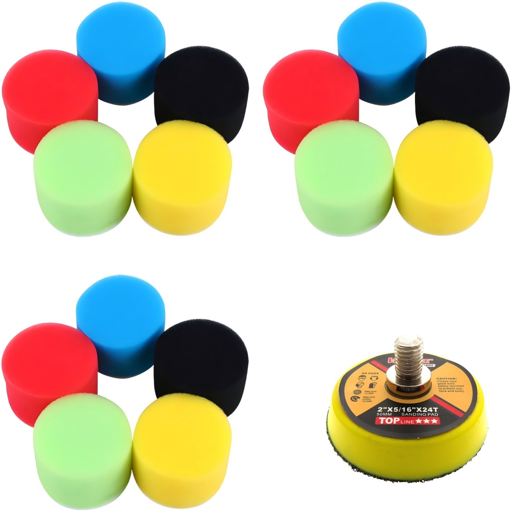 2Inch 50MM Car Doam Polishing  - Polish Pad Set Buffer のレビューと価格