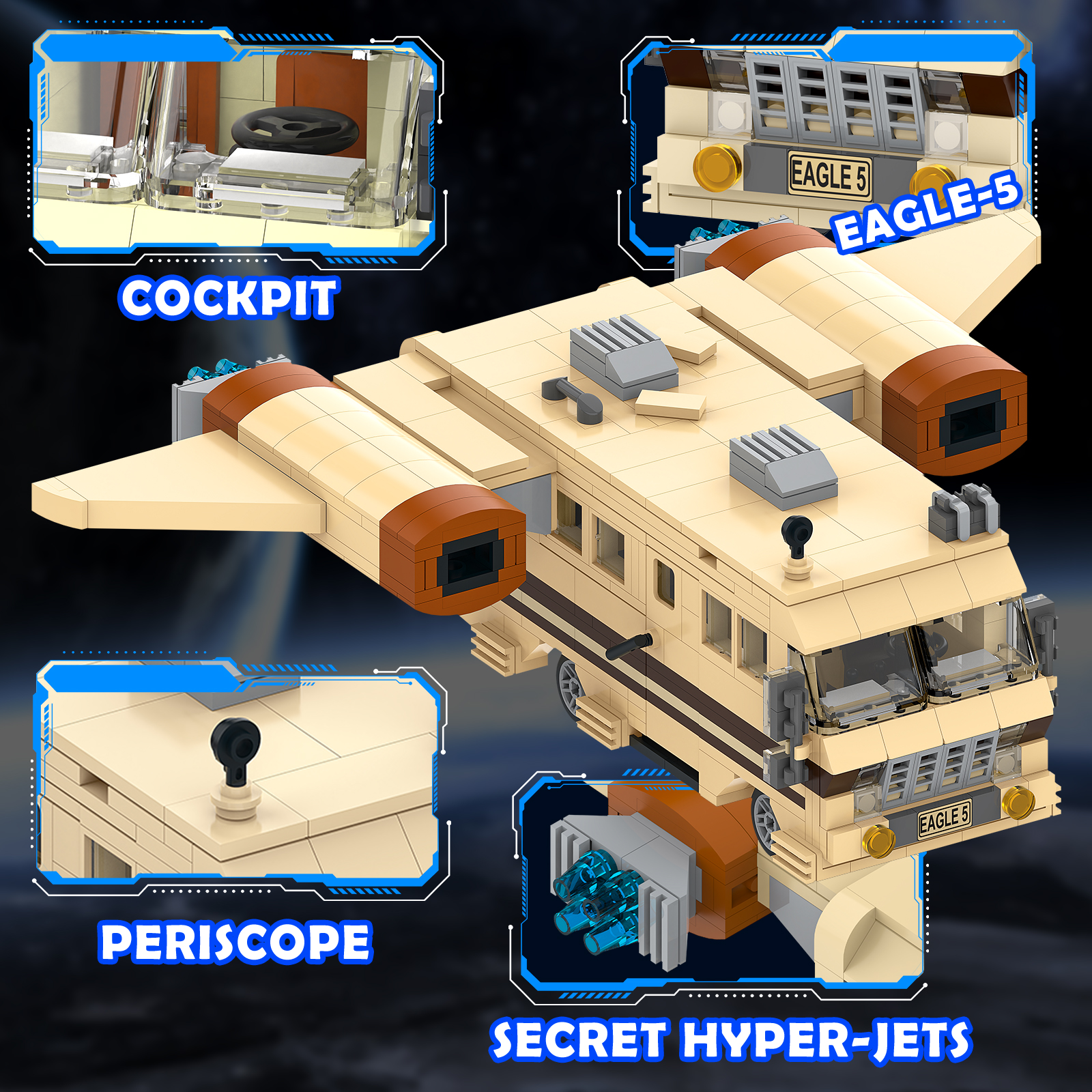 Space Balls Eagle 5 Building B - Interior Detailing Kit のレビューと価格
