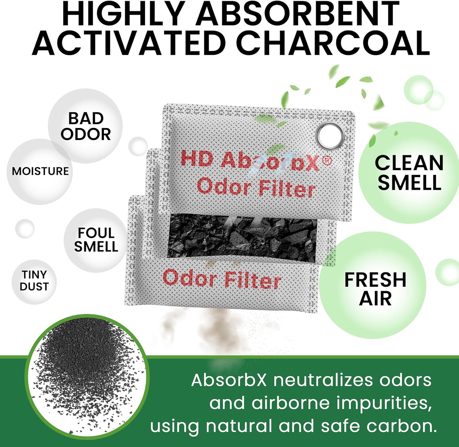Activated Charcoal Air Purifyi - Odor Eliminator Car のレビューと価格