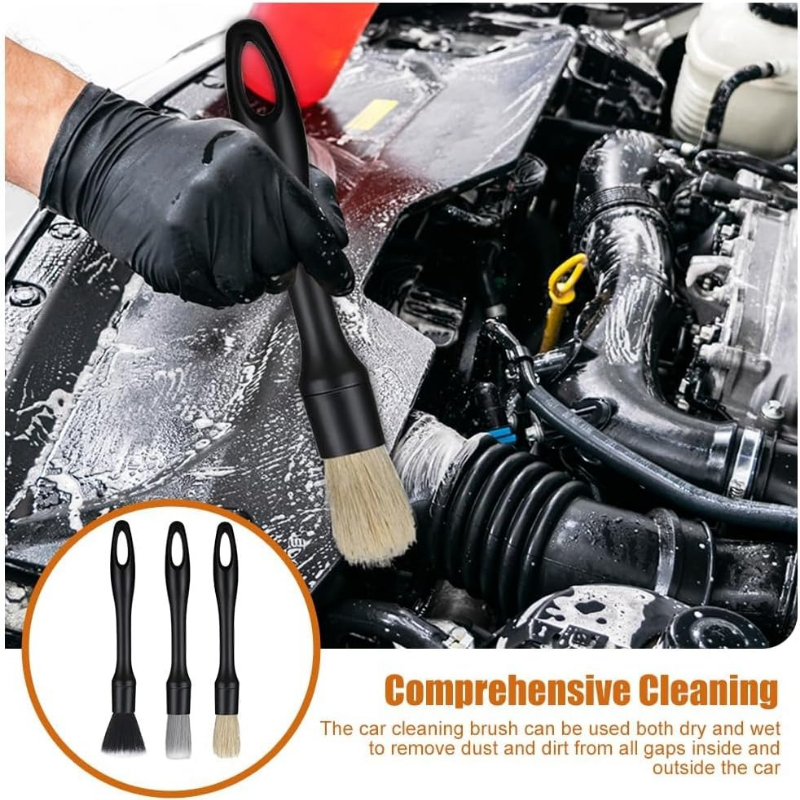 5pcs Automotive Detail Brush K - Interior Detailing Kit のレビューと価格