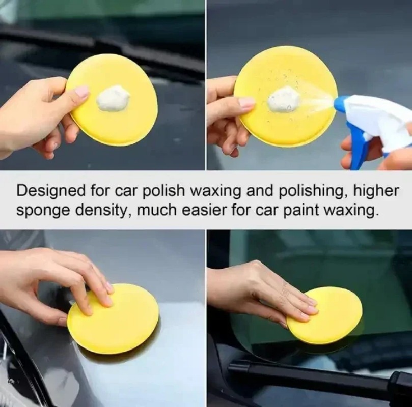 6PCS Car Care Foam Wax Applica - Wax Applicator Pad のレビューと価格
