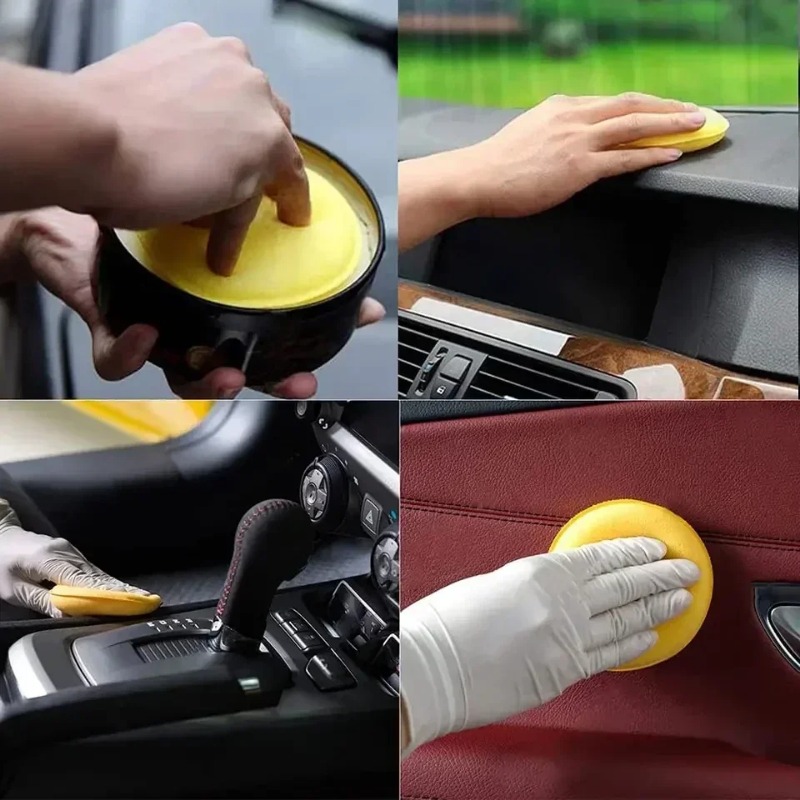 6PCS Car Care Foam Wax Applica - Wax Applicator Pad のレビューと価格