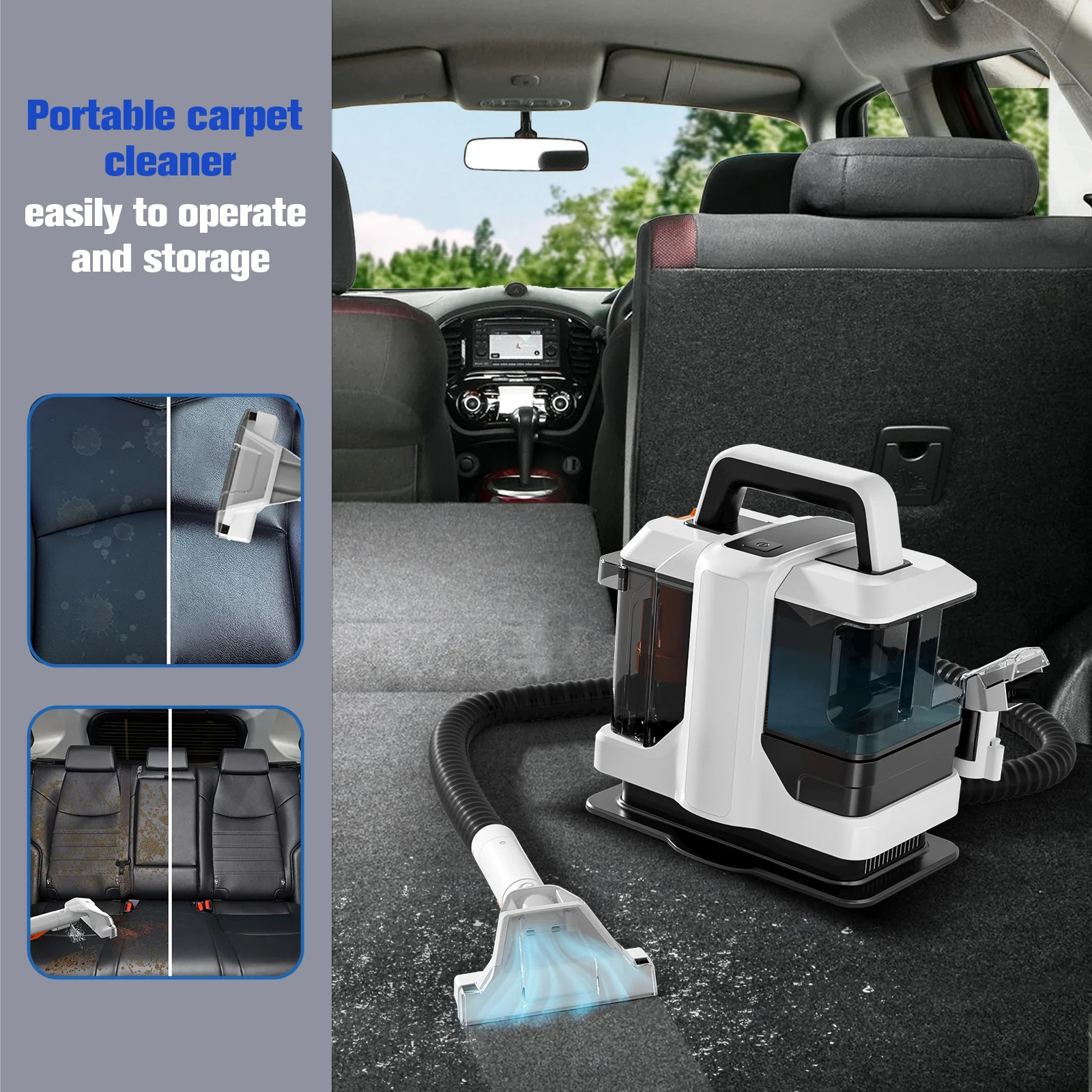 Latest Portable Home Appliance - Seat Cleaner Fabric のレビューと価格
