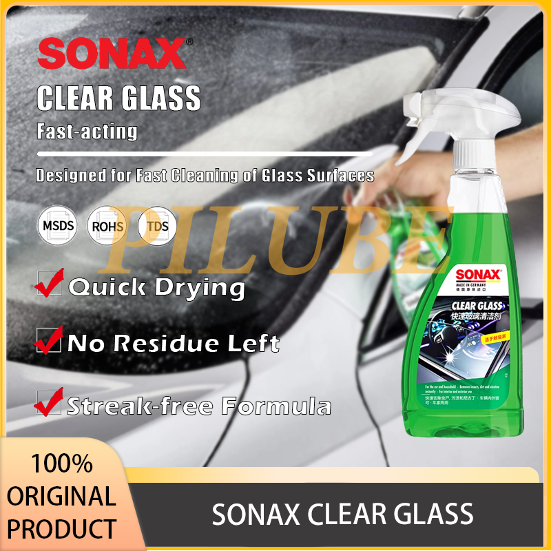 SONAX CLEAR GLASS Fast Glass C - Glass Cleaner Streak のレビューと価格