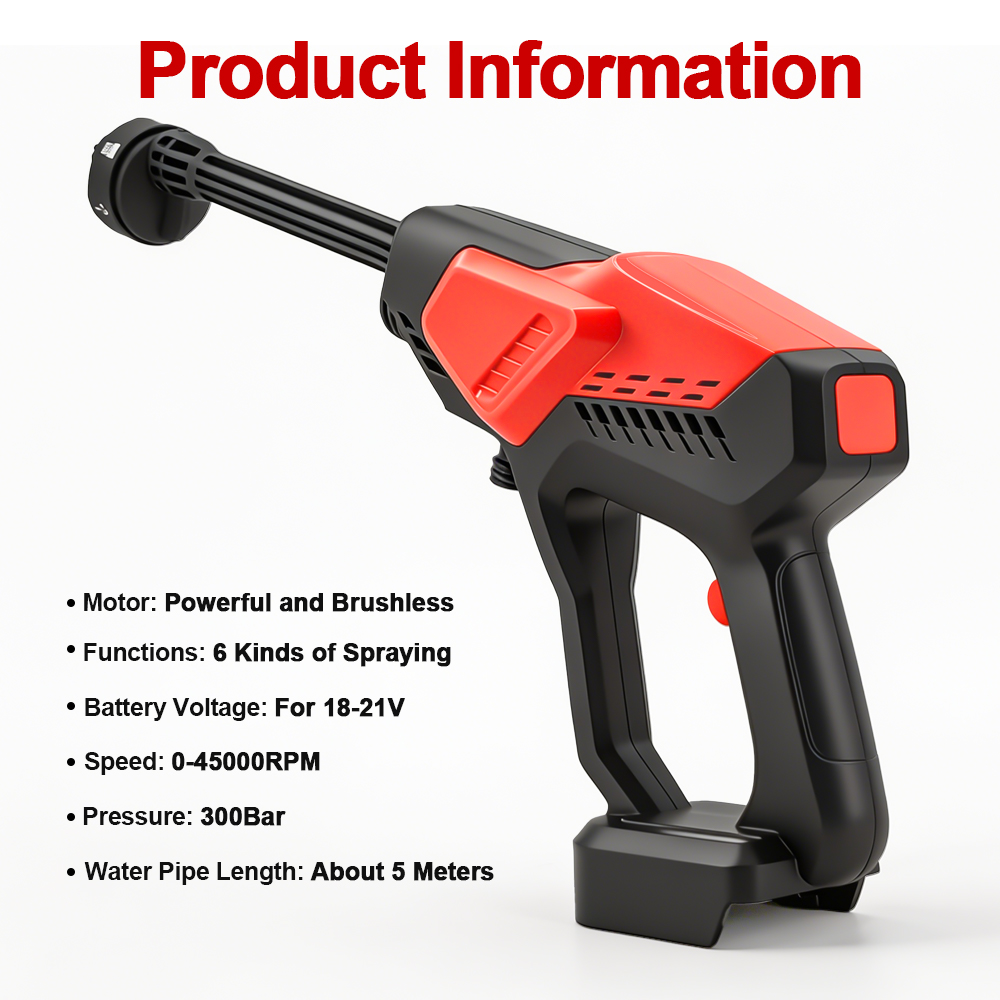 300Bar Brushless High Pressure - Car Shampoo Ph のレビューと価格