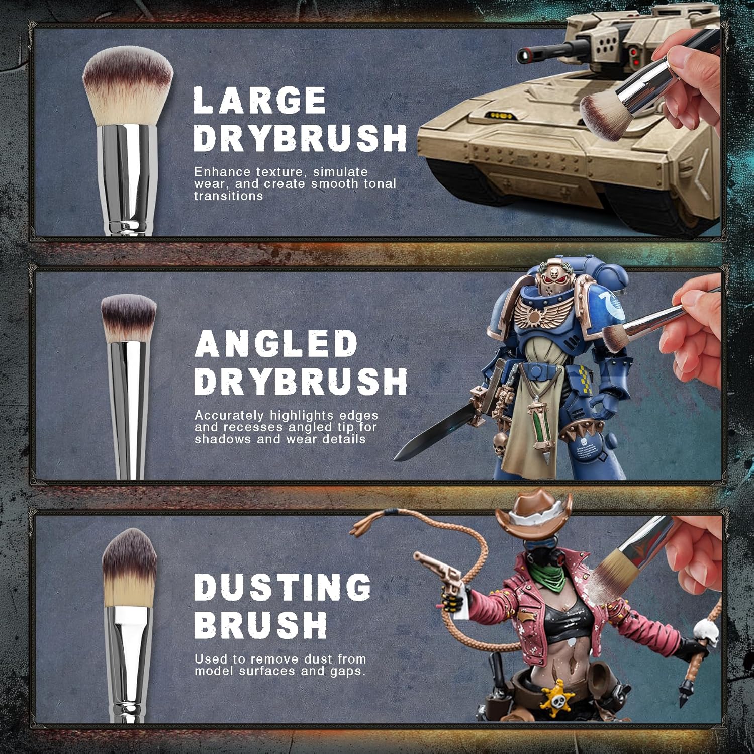 20Pcs Miniature Paint Brushes  - Detailing Brush Set のレビューと価格