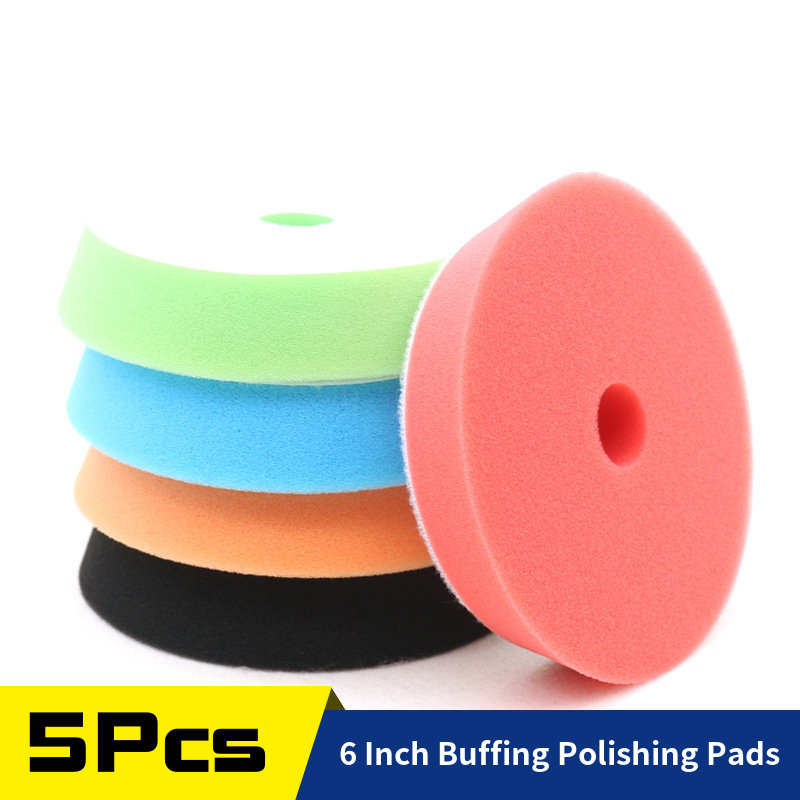 5Pcs 6inch Sponge Polishing Pa - Polish Pad Set Buffer のレビューと価格