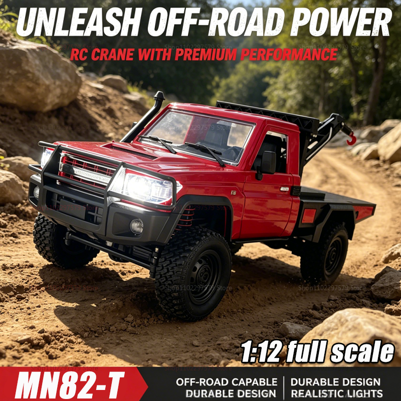 New MN82T RC Crawler 2.4G 4WD  - Dirt Brush Interior のレビューと価格