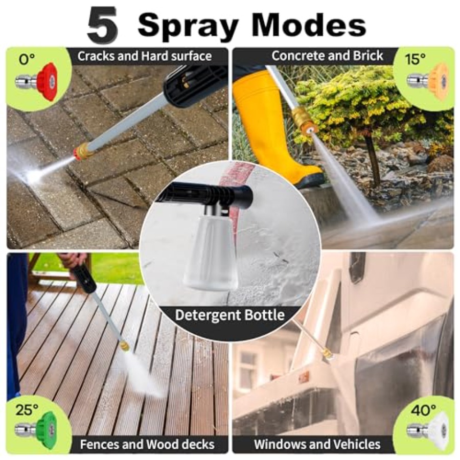 Power waher 4300PSI with 4 Qui - Foam Cannon Car Wash のレビューと価格