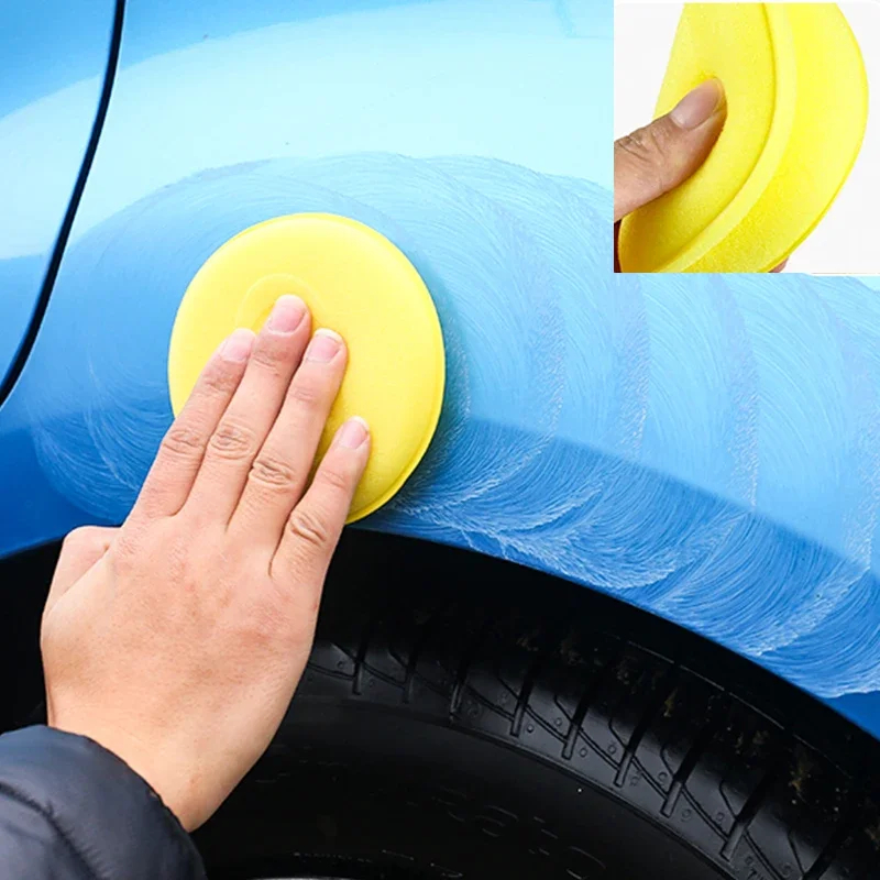 12Pcs Round Car Waxing Polish  - Wax Applicator Pad のレビューと価格