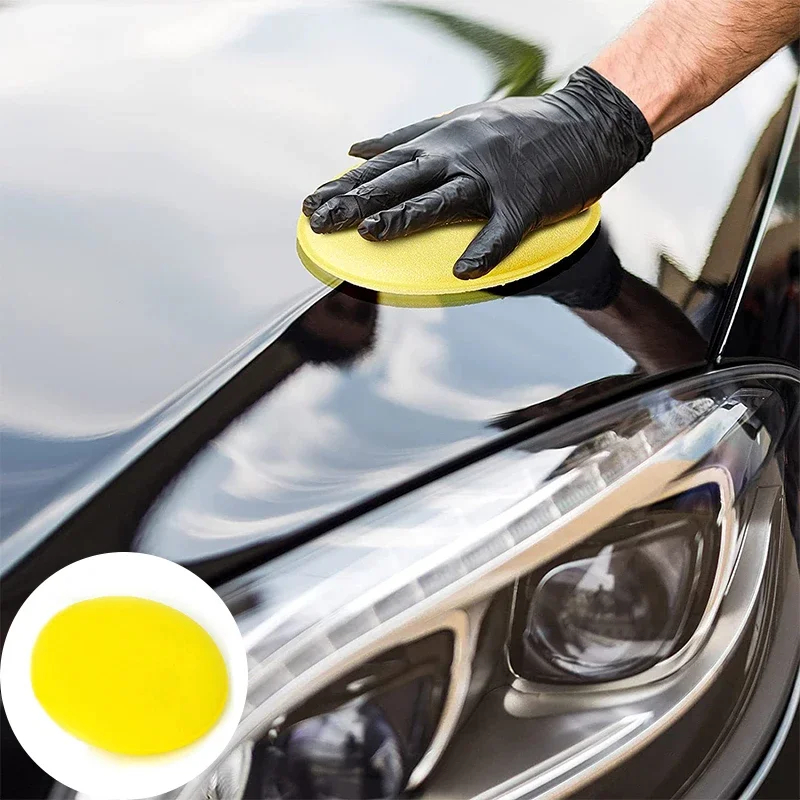 12Pcs Round Car Waxing Polish  - Wax Applicator Pad のレビューと価格