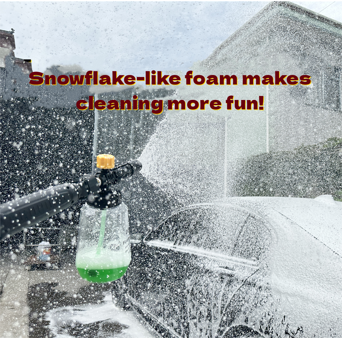 1 PC Black and Yellow Thick ha - Foam Cannon Car Wash のレビューと価格