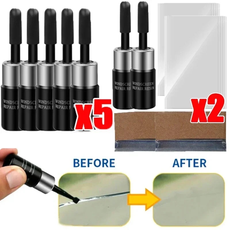 DIY Car Windshield Cracked Rep - Glass Cleaner Streak のレビューと価格