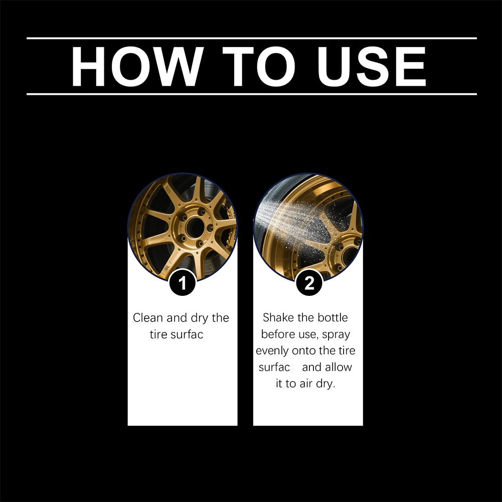 Tyre Gloss Tire Coating Spray  - Tire Shine Spray Sealant のレビューと価格