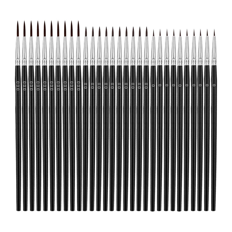 30Pcs Tiny Detail Paint Brushe - Detailing Brush Set のレビューと価格