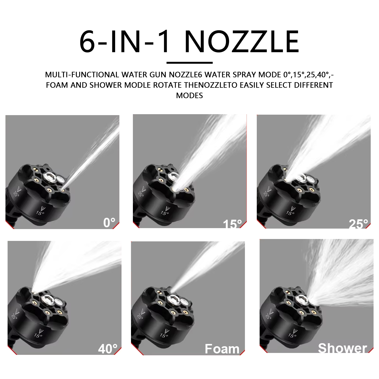 【2026 New】3500W 6-in-1 Nozzle  - Car Shampoo Ph のレビューと価格