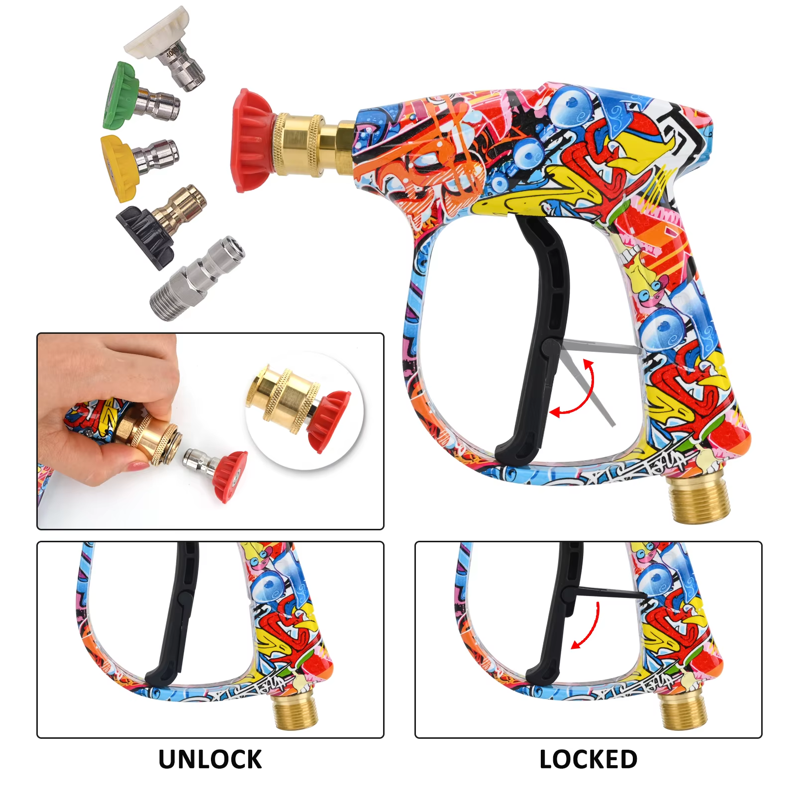 Pressure Washer Water Gun for  - Foam Cannon Car Wash のレビューと価格